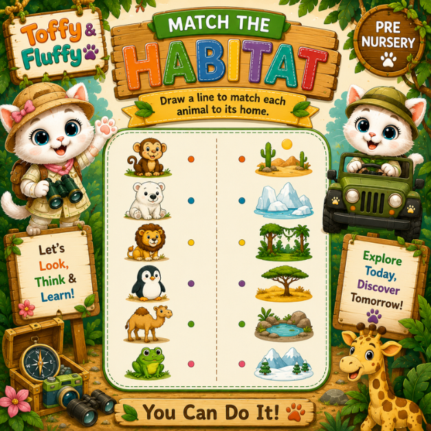 Match the Habitat - Activity Sheet